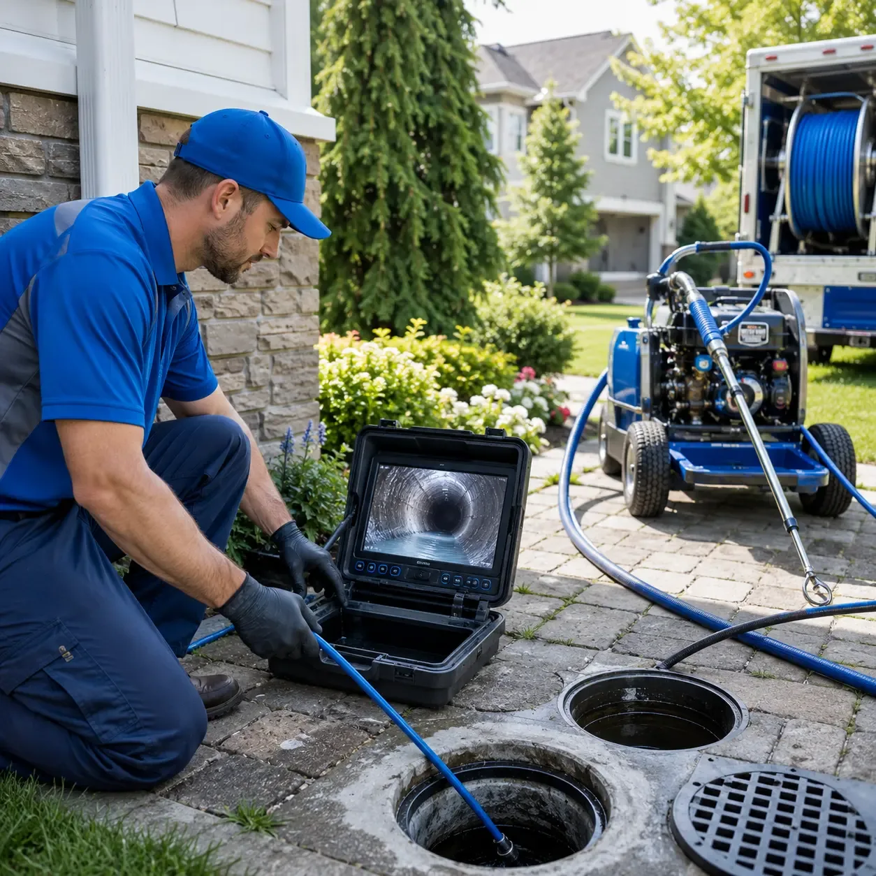 Outdoor drain cleaning professionals serving Evington, VA